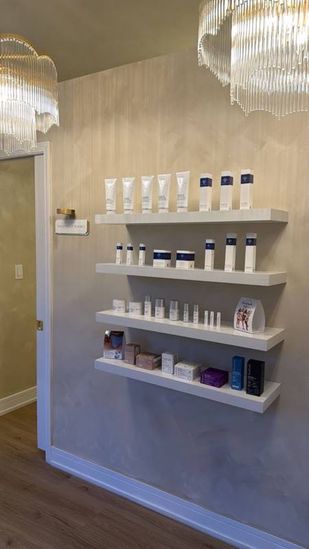 Product shelves